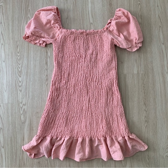 Pinklush puff sleeve bodycon maternity dress nwot - Picture 5 of 5